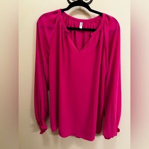 Chic Magenta Women's Blouse